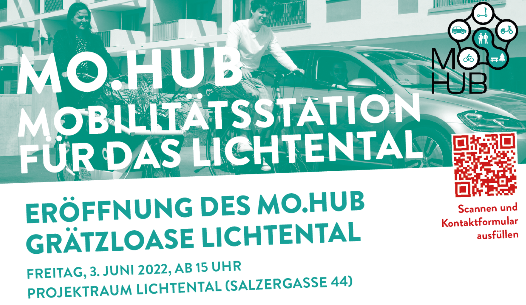Eröffnung des Mo.Hub Grätzloase im Lichtental
